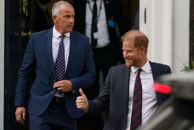 APTOPIX Britain Prince Harry