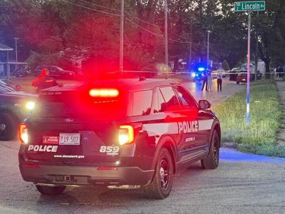 Decatur Active Police Scene Webster Street 7/21