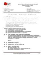 DPS June 22, 2021 agenda