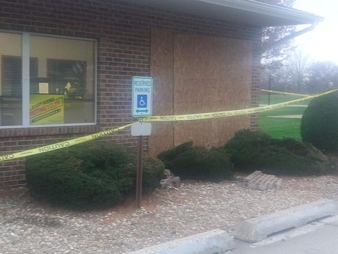 Car crashes into Secretary of State's office; closed temporarily