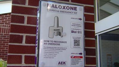 Community harm reduction box outside of MCHD, .jpg