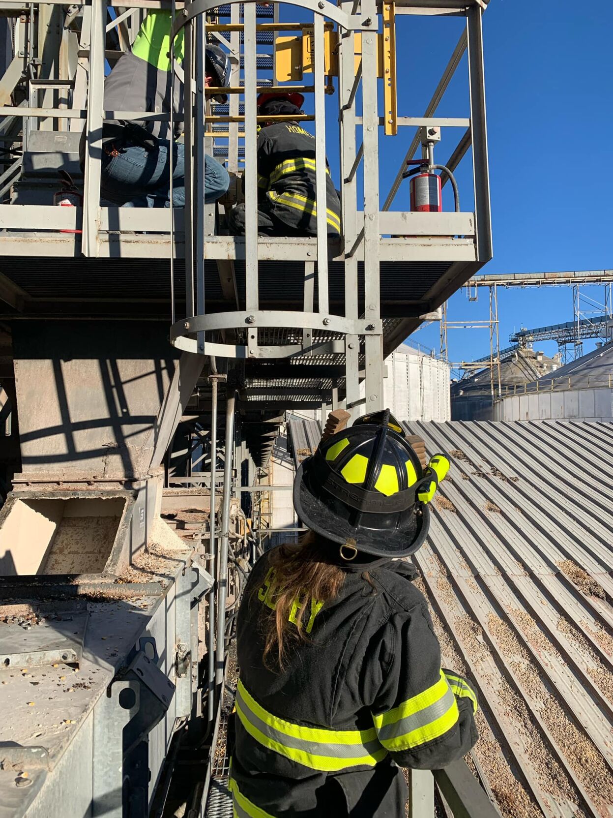 Crews put out a fire in Homer