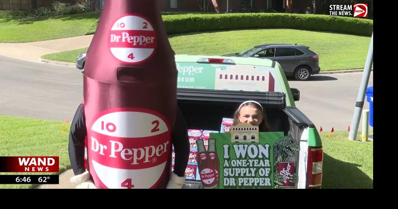 Pop the top! 12-year-old wins 1-year supply of Dr. Pepper