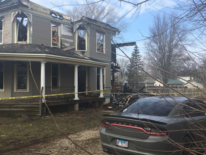 Cerro Gordo fire - West Carter Street