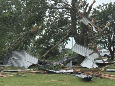 Menard County storm damage