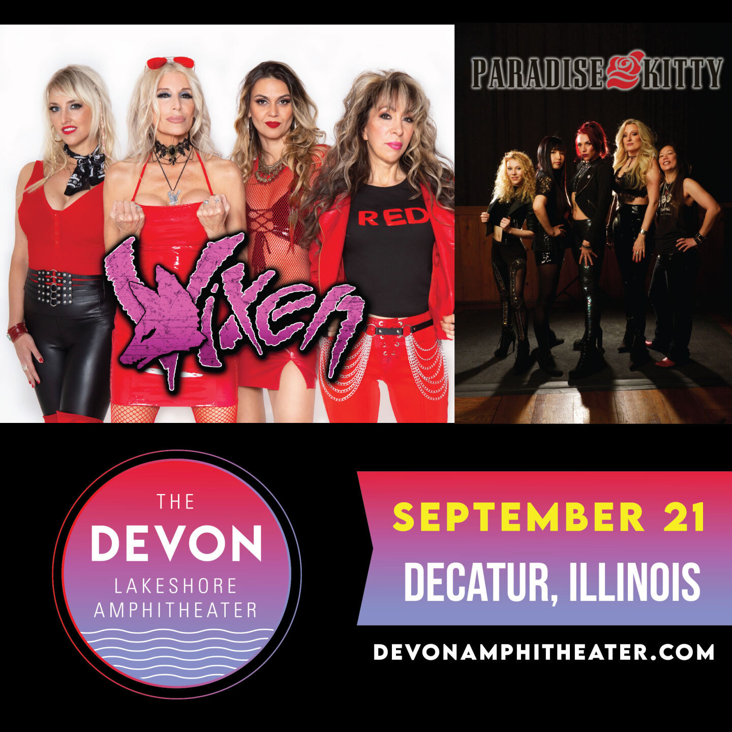 The Devon announces performance by 80s hard rock band Vixen | News