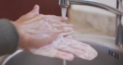 Washing hands