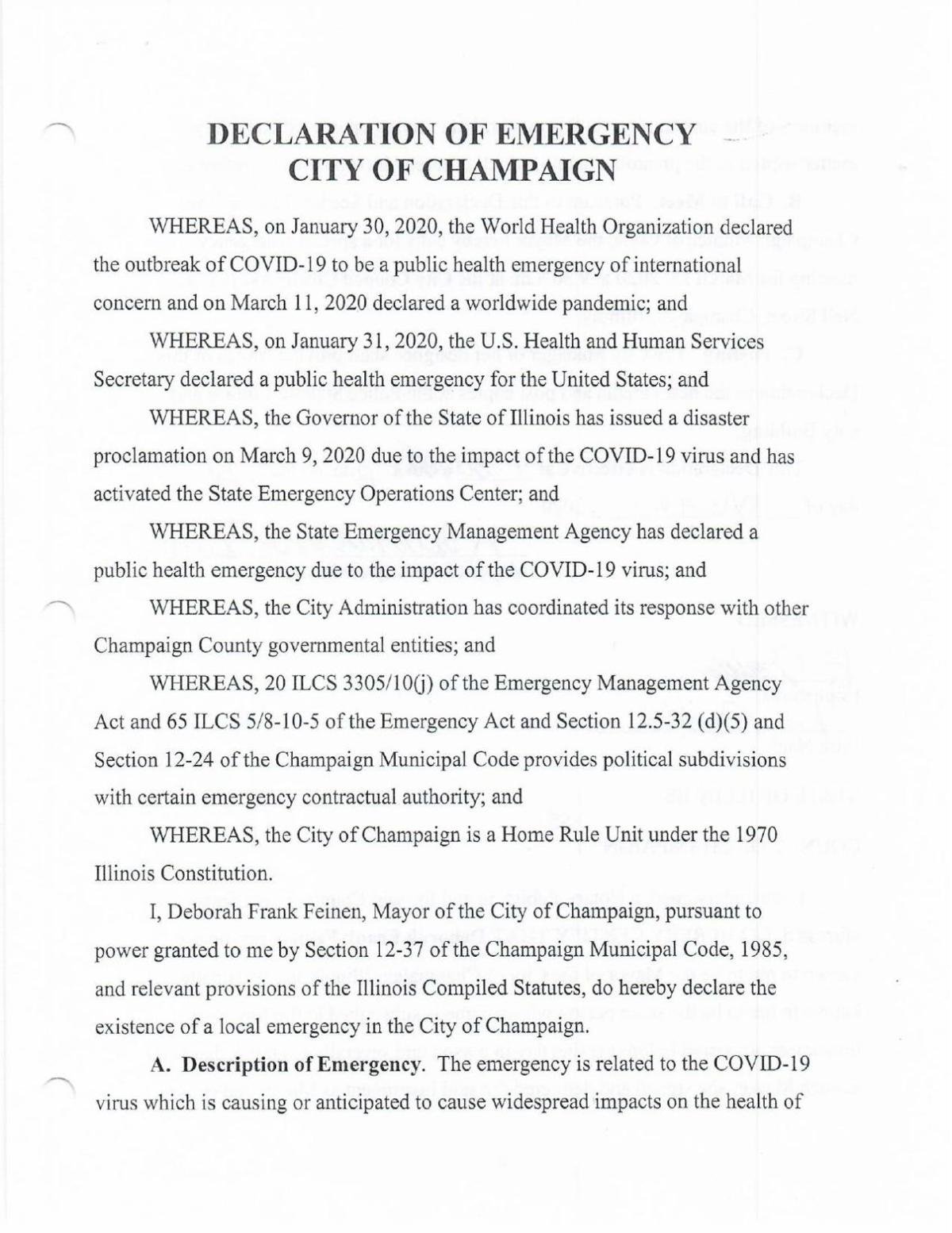 Champaign ordinance