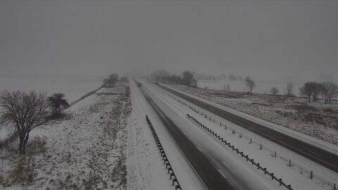 Interstate 74 near Ogden on Jan. 10, 2024