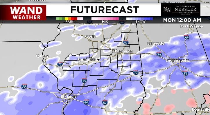 Anticipated forecast for 1/6/2025