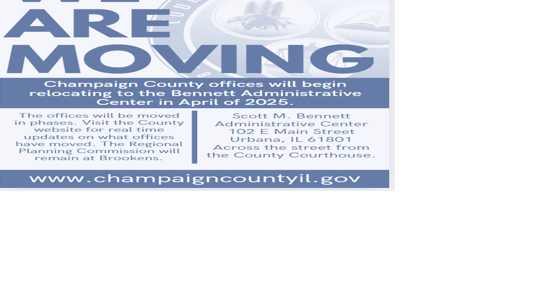 Champaign County Clerk and Recorder’s Office relocating to new building later this summer