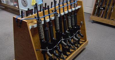Guns at local gun shop