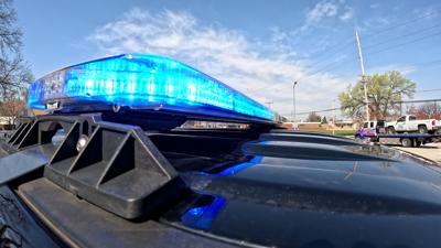Police lights, emergency,