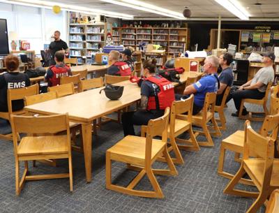 Police and Fire participate in special training for emergency scenarios in Champaign