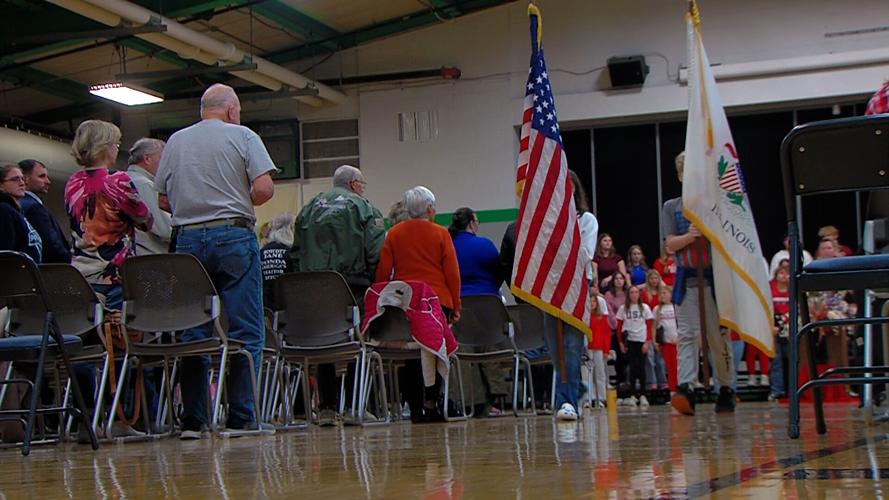 Meridian students salute Veterans