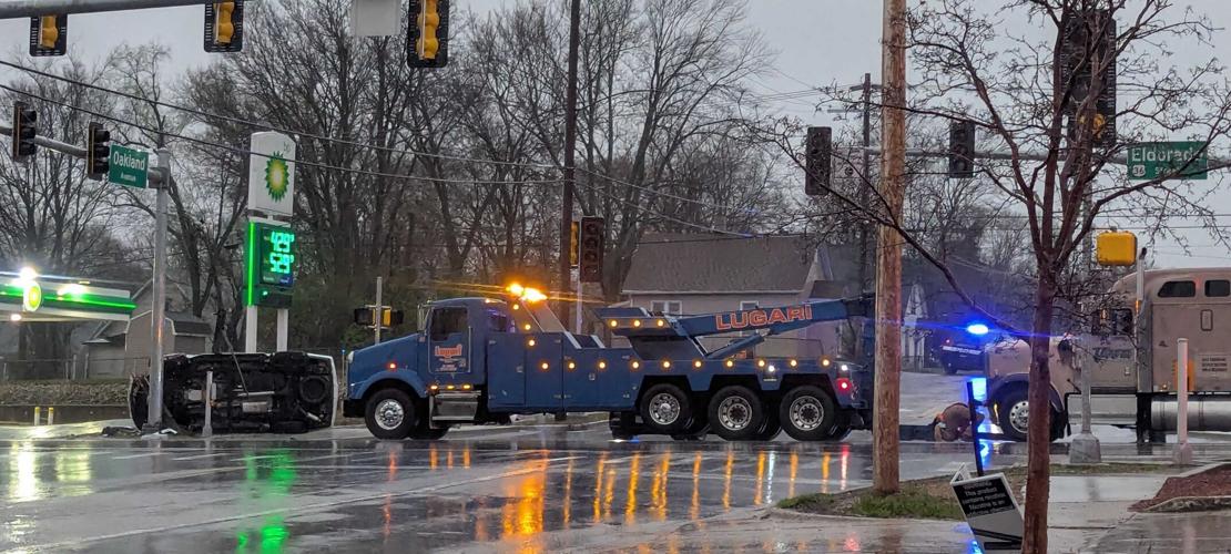 Rollover crash in Decatur