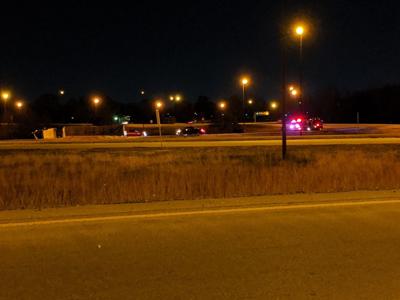 Overturned semi-truck, 51 to I-72