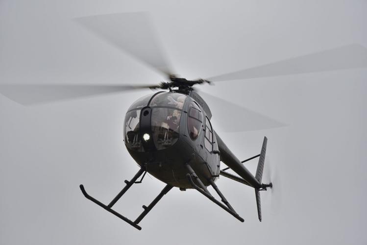 Santa Fly-In to the parks via helicopter