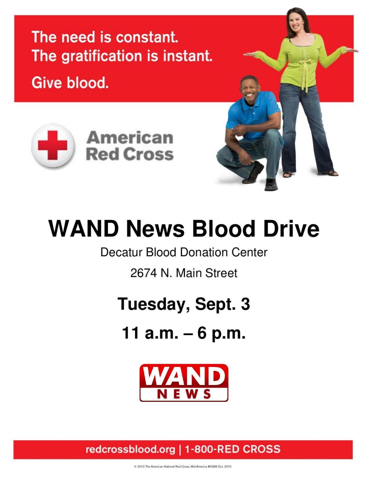 WAND Blood Drive Poster