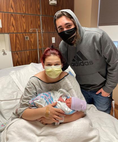 Jiraiya Speed Hensley - first 2022 baby at HSHS St. Anthony's Memorial Hospital
