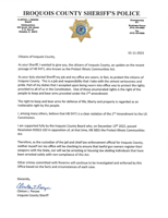 Iroquois Sheriff