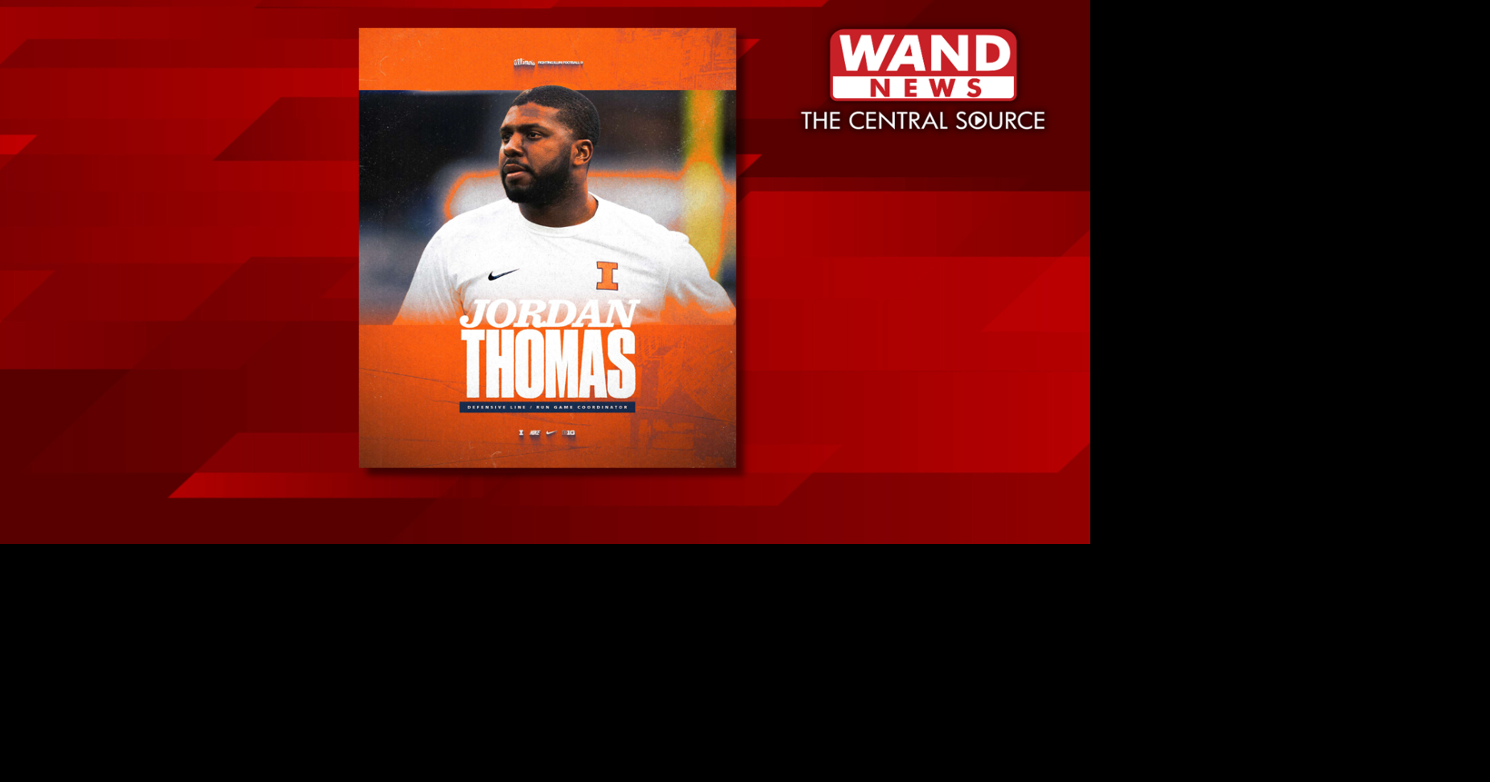 Jordan Thomas named Illinois' defensive line coach/run game coordinator