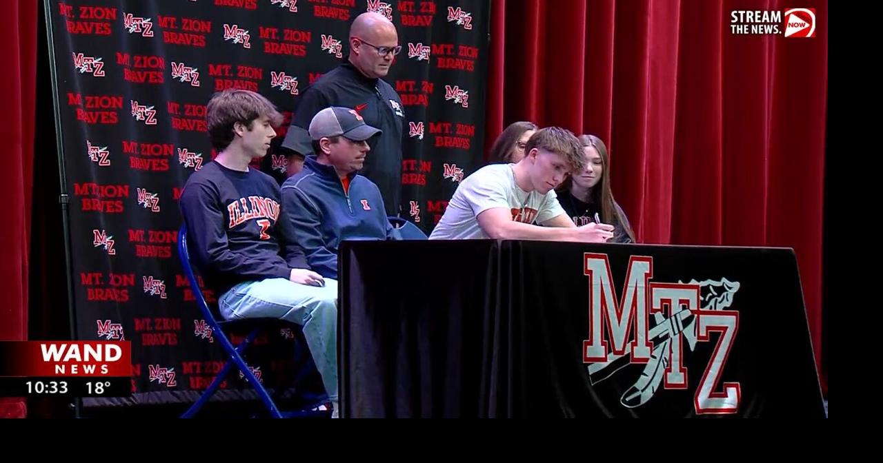 Mt. Zion's Jacob Harvey signs with Illinois