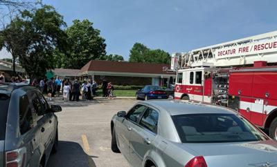 Fire erupts at Decatur Manor