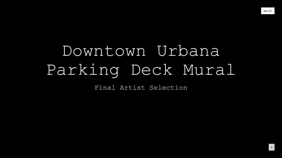 Final selection for mural artists