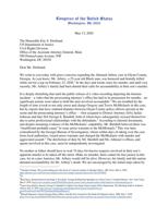 Lawmaker lettter - Ahmaud Arbery