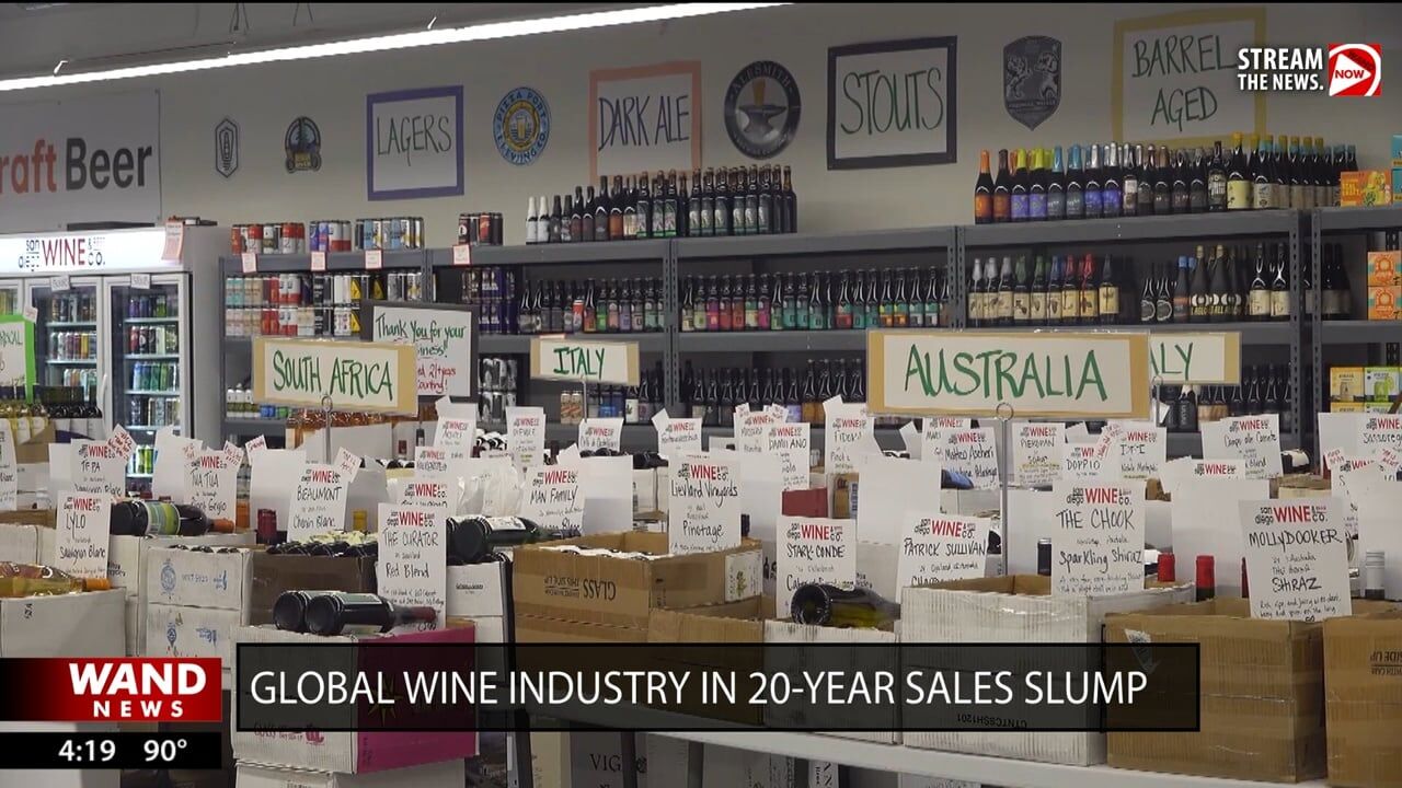 Global wine industry in a 20-year sales slump