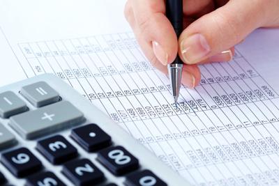 Accounting, budget, paperwork, calculator