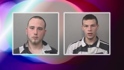 Two men arrested for shooting neighbor's dog with mini crossbow