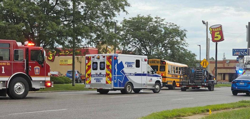 School Bus crash N Water