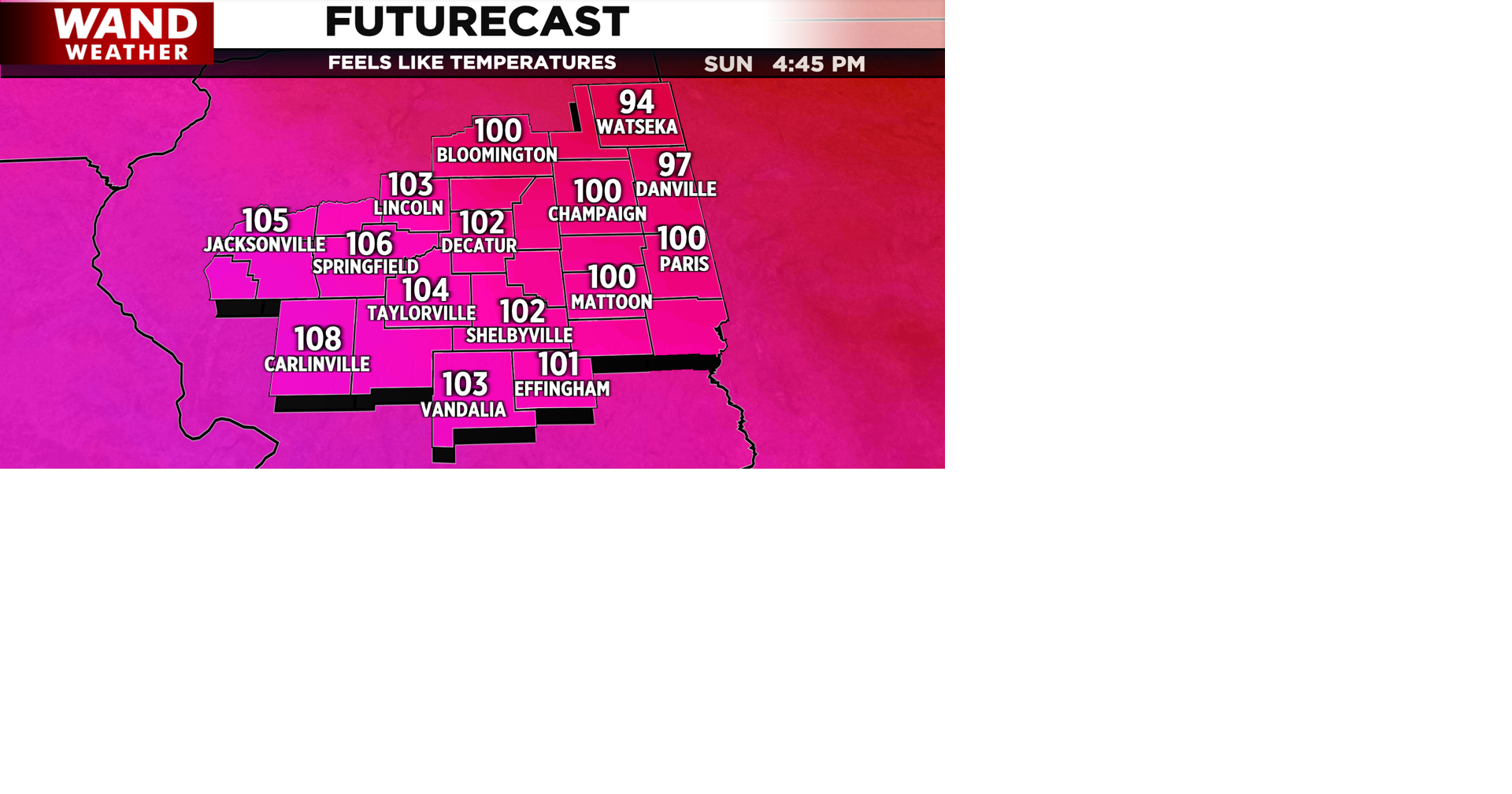 Fog & showers before excessive heat moves in