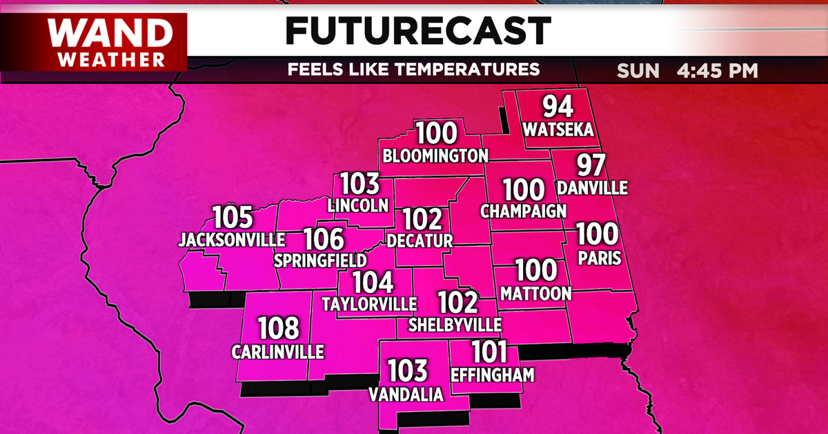 Fog & showers before excessive heat moves in