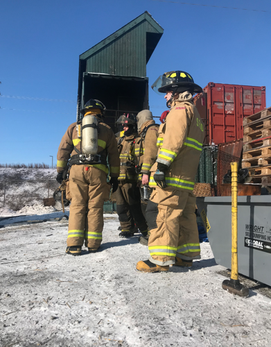 Annual winter fire school weekend training