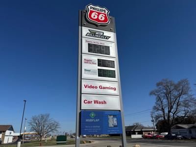 Gas station in Harristown