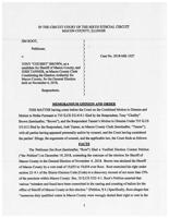 Memorandum opinion - Macon Co. sheriff's race