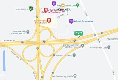 Exit 92A on I-72