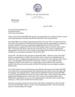 Senate Bill 2800 amendatory veto