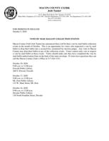 Vote-by-mail ballot collection - Macon County