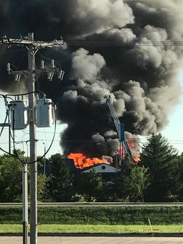 Danville fire department rushes to a motel fire
