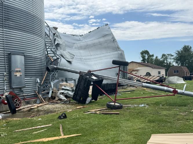 Equipment overturned at Beecher City farm