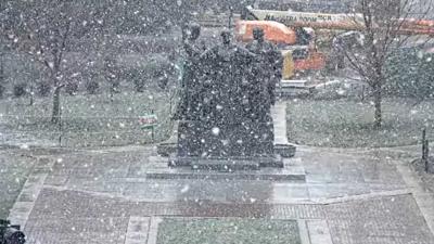 Snowing in Champaign