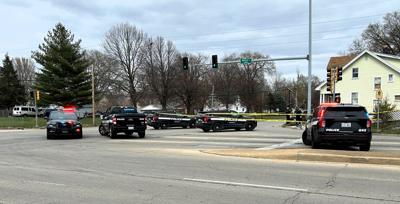 Police at Monroe and Grand in Decatur