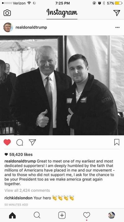 Trump offers Central Illinois man $10,000 for father's chemo during one-on-one visit