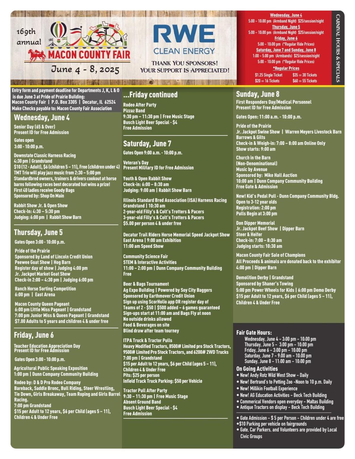 169th Annual Macon County Fair