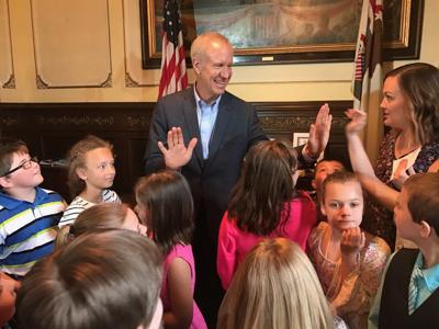 Students grill Rauner during Facebook live event