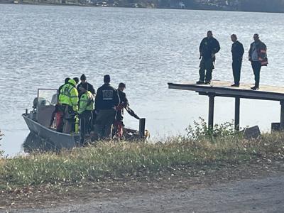 Emergency crews respond to vehicle in Lake Decatur
